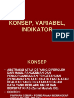 9. Konsep Variabel Indikator