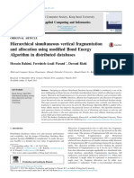 Hierarchical Simultaneous Vertical Fragmentation and Allocation Using Modified Bond Energy Algorithm in Distributed Databases