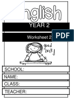 Year 2: Worksheet 2