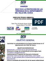 Plan de Manejo de Aguas Subterraneas en Valle Del Cauca PDF