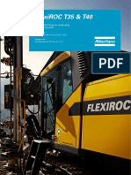 Flexiroc T35 & T40: Surface Drill Rigs For Quarrying and Construction