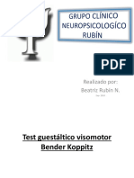 Test Guestáltico Visomotor Bender