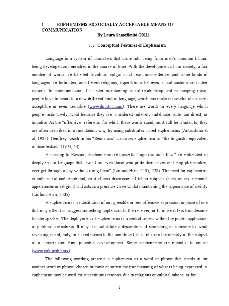 Concepts of Euphemism PDF Interrogation Torture