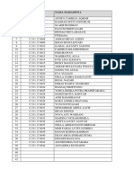 Daftar Mahasiswa PWK New