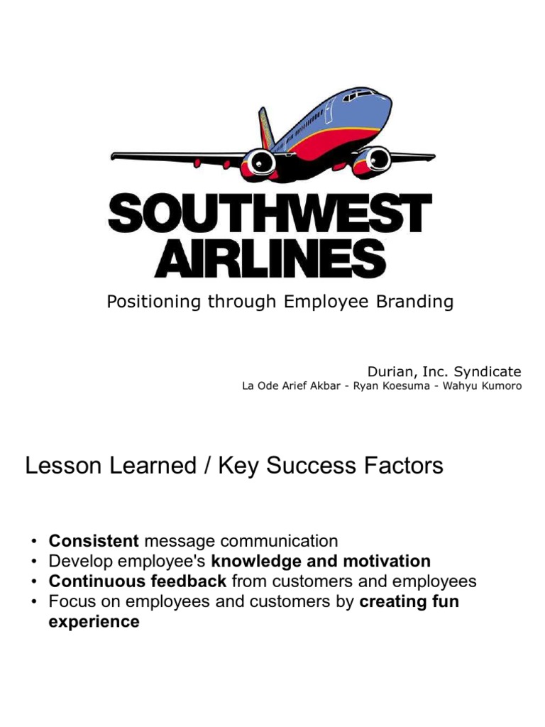 Southwest Brand Southwest Airlines
