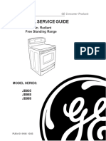 GE Range JB905-988 Service Manual