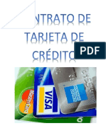 Contrato de Tarjeta de Crédito