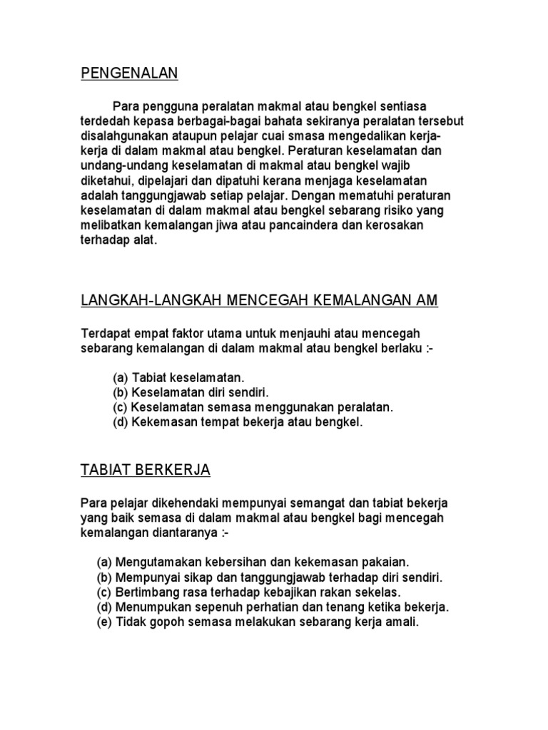 Keselamatan Pdf