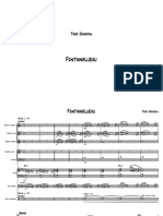 Tadd Dameron Fontainebleau Score