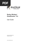 Ruckus Wireless Zonedirector 9.4 User Guide: Part Number 800-70375-001 Published June 2012