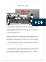 Historia del fútbol desde sus orígenes en la Edad Media