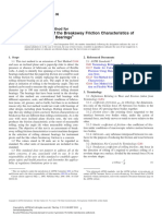 Determination of The Breakaway Friction Characteristics of Rolling Element Bearings