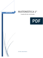 Cuadernillo de Matematicas 1° Año