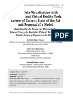 Digital Data Visualization with Interactive and Virtual Reality Tools. Review of Current State of the Art and Proposal of a Model