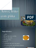 Arroz Frito Con Piña