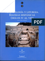 Arqueologia y Liturgia. Iglesias Hispánicas PDF