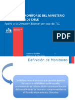 Sistemas de Monitoreo Del Ministerio de Educación de Chile
