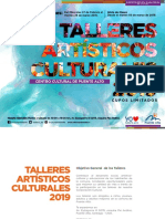 Talleres Centro Cultural 2019