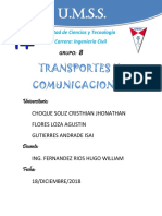 Transporte y Comunicaciones 6