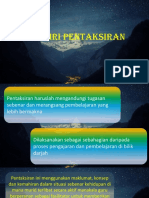 Ciri Ciri Pentaksiran