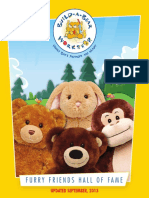 Build-A-Bear Workshop Furry Friends Hall of Fame 09/13