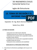 13. Toma de Decisión y El Informe Final