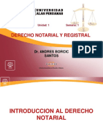 Semana 1. Derecho Notarial