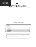 TCL CON DAÑ OS L32D10 MT23LA Service Manual PDF