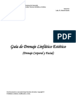 Guía de Drenaje Linfático Estético. Por Lcdo. Vincent Osorio.