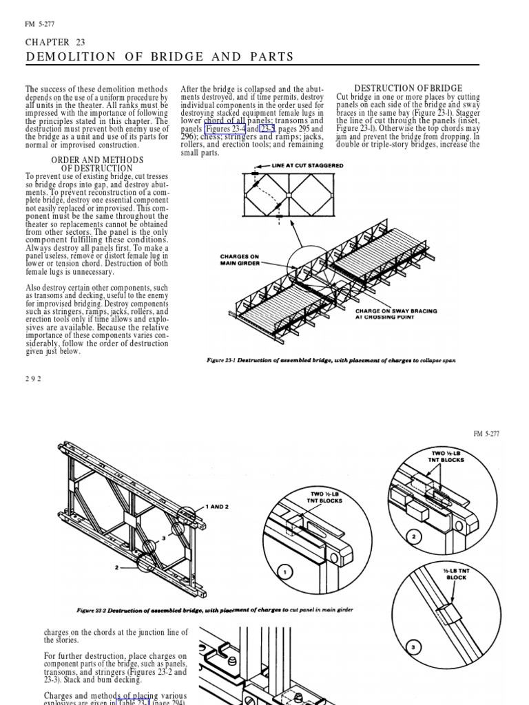 Bailey Bridge Chapt 23 PDF Demolition Nature