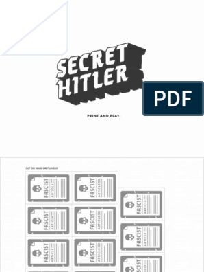 Secret Hitler – Print and Play –