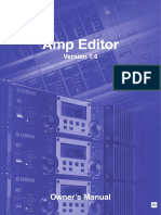 Amp Editor: Owner's Manual
