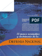 Montenegro - El Marco Normativo y Doctrinario de La Defensa Nacional