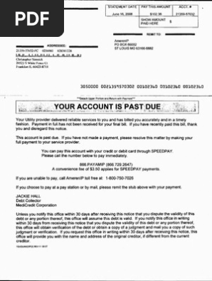 Utility Bill