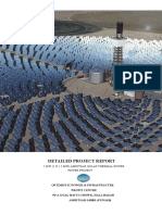 10 MW Solar Thermal Power Project Report