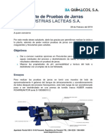 Reporte de Pruebas - Industrias Lacteas S.A