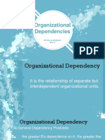 Organizational Dependencies Cronico