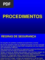 Procedimentos de mergulho