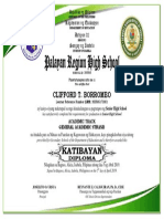 SHS Diploma 2019