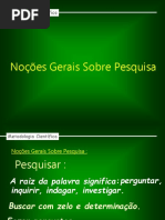 Nocoes Gerais Sobre Pesquisa Usp