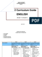 DEPED K To 12 EnGLISH Curriculum Guide Grades 1 3 PDF