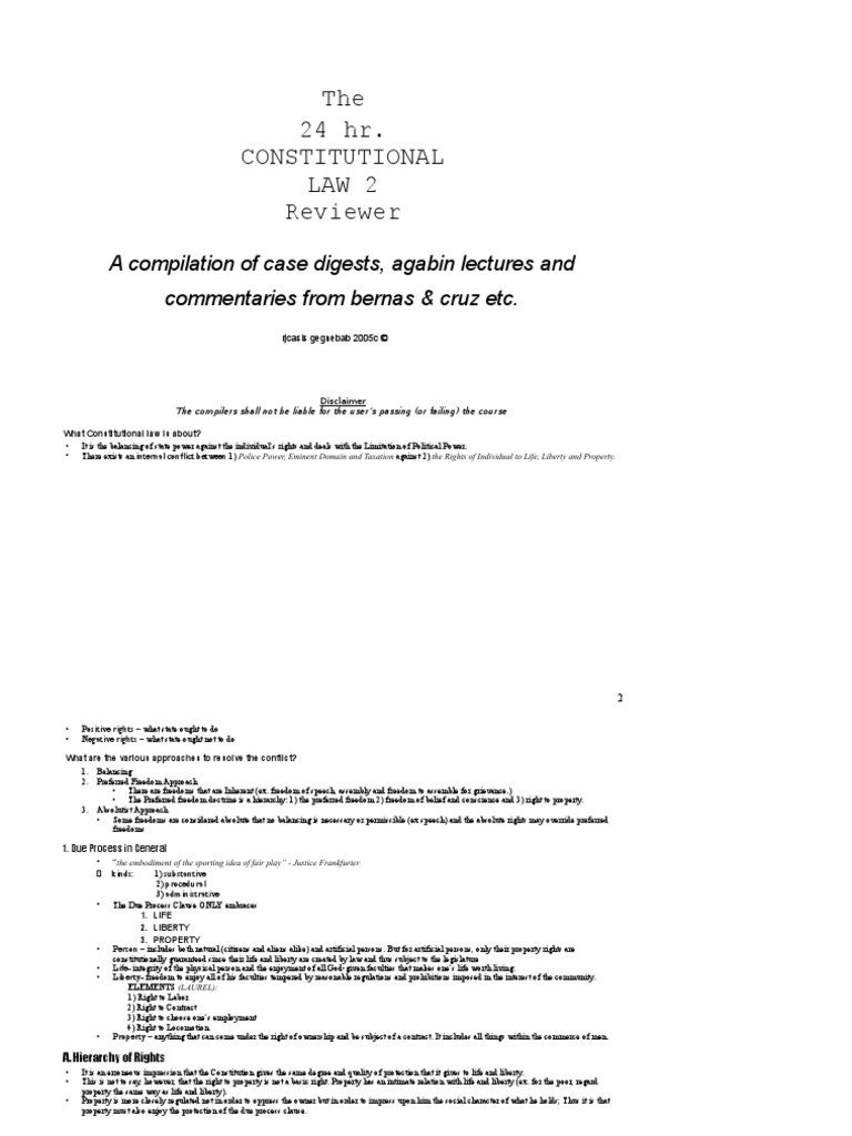 Law Students' Constitutional Guide | PDF | Search And Seizure | Search ...