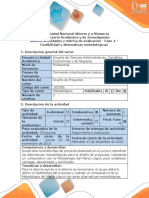Guía de actividades y rúbrica de evaluación - Fase 4 - Factibilidad y alternativas metodológicas.pdf