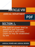 Judicial Power and Review