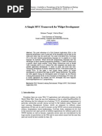 Download A Simple MVC Framework for Widget Development by Martin SN40231602 doc pdf