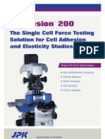 Cellhesion 200: The Single Cell Force Testing Solution For Cell Adhesion and Elasticity Studies