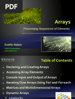 Arrays: Processing Sequences of Elements