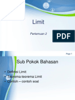 Limit: Pertemuan 2