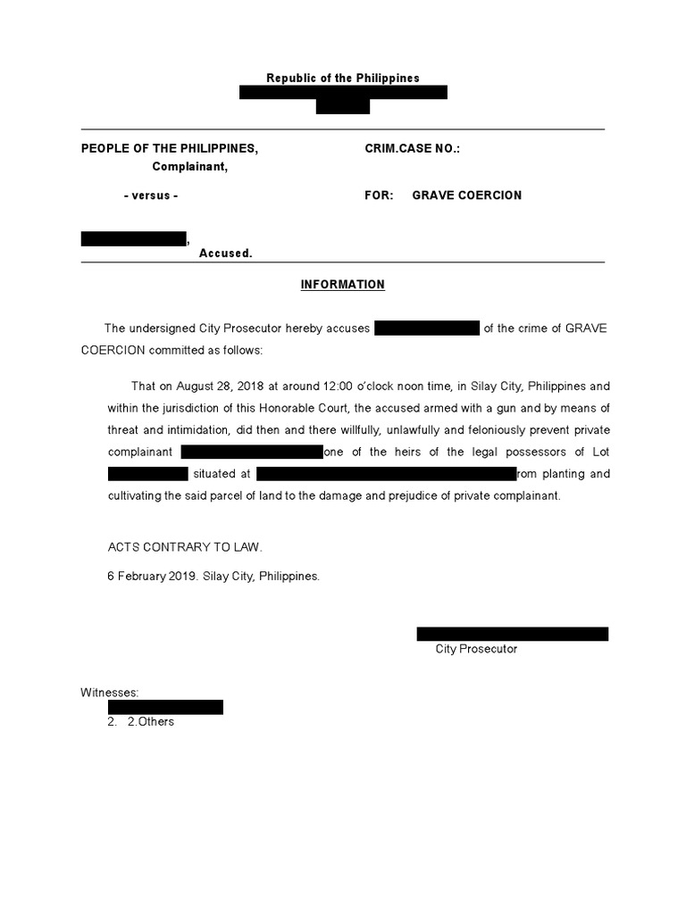 Sample Information | Prosecutor | Public Sphere