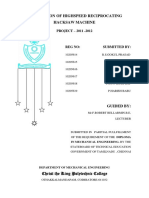 Fabrication of Highspeed Reciprocating